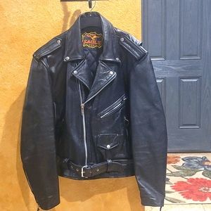 Mens leather coat